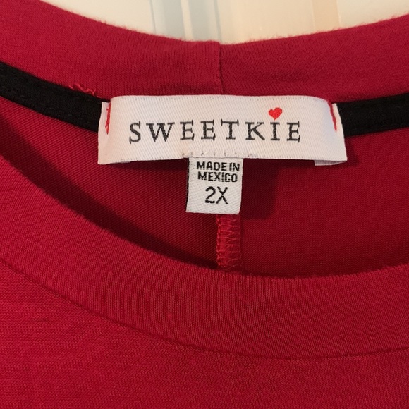 Red woman size 2x sweetkie dress for $20. - Picture 2 of 3